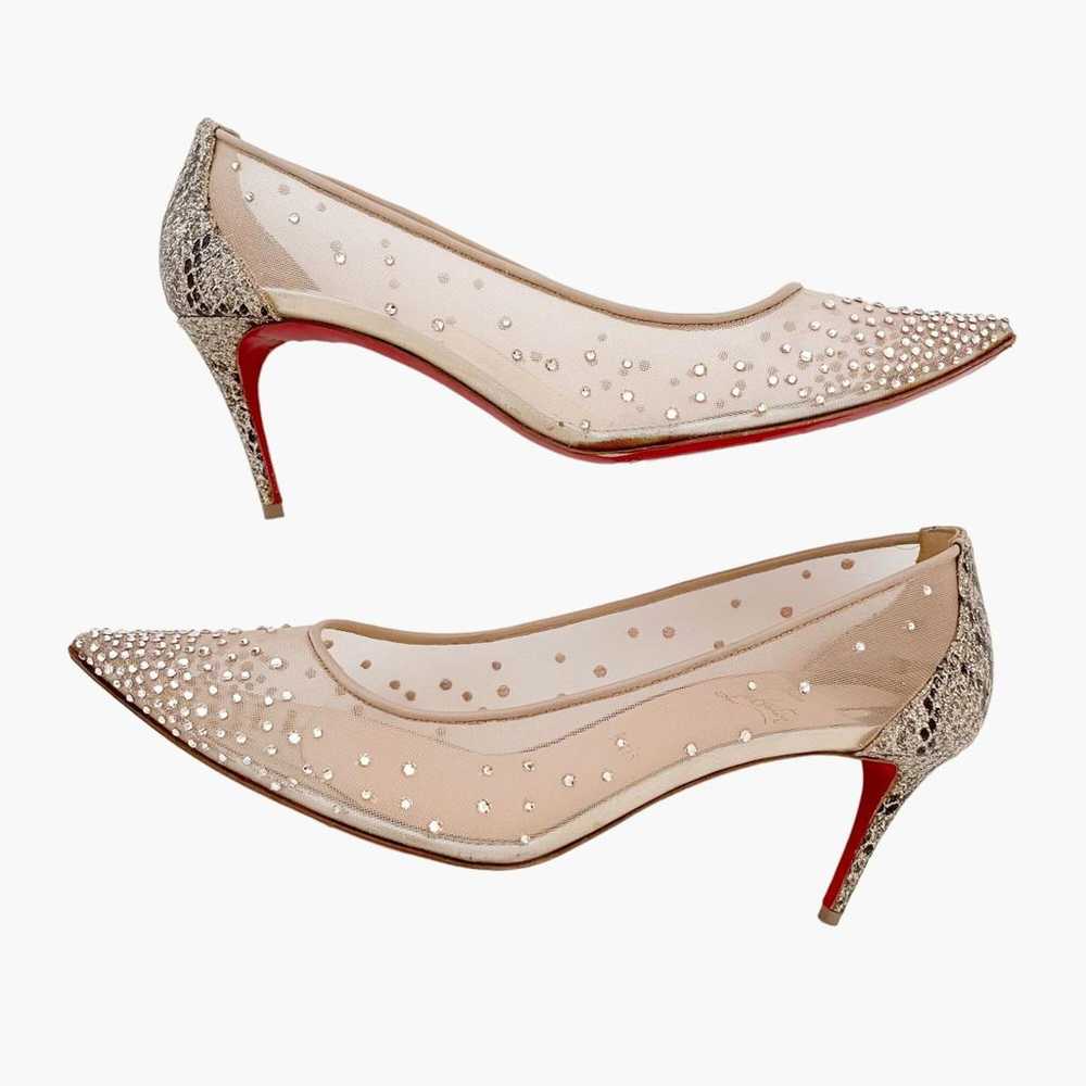 Christian Louboutin Follies Strass cloth heels - image 7