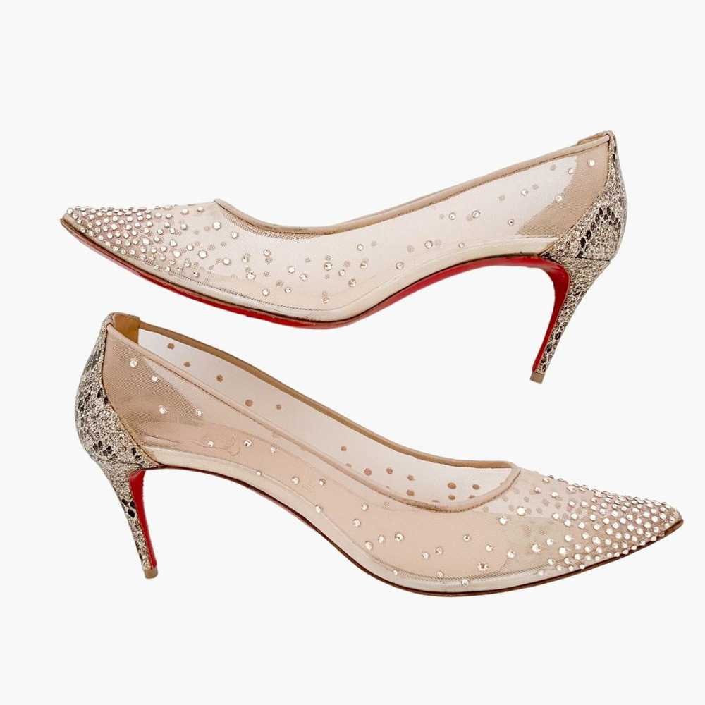 Christian Louboutin Follies Strass cloth heels - image 8