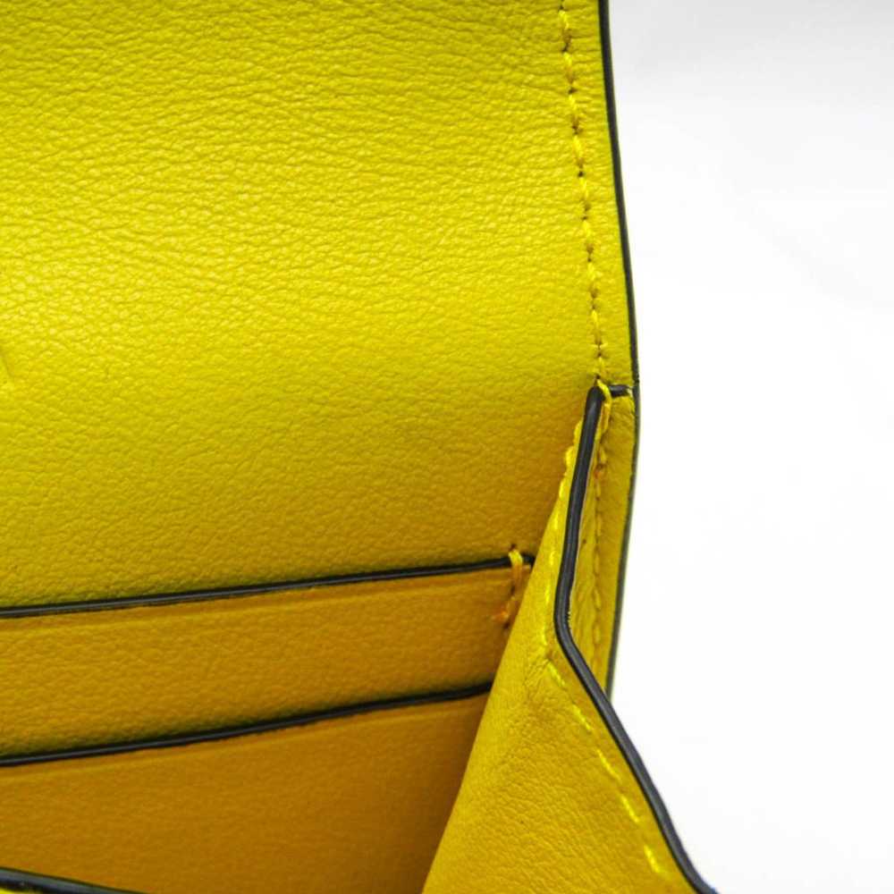 Bottega Veneta Intrecciato Yellow Leather Wallet … - image 8