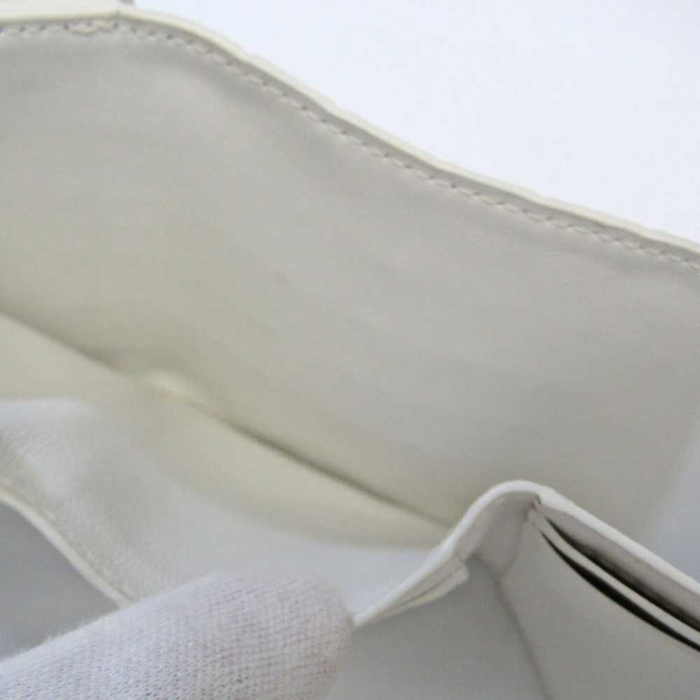 Bottega Veneta Intrecciato White Leather Wallet (… - image 9