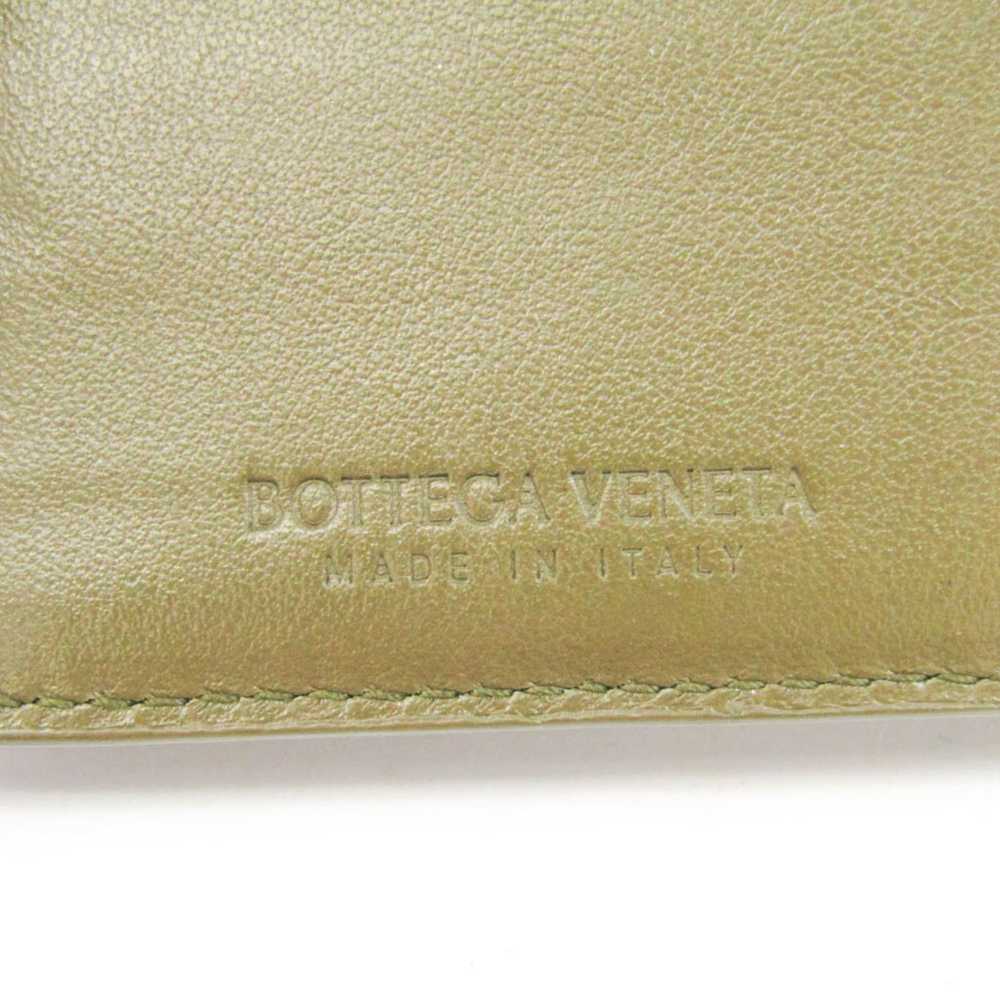 Bottega Veneta Intrecciato Khaki Leather Wallet (… - image 1