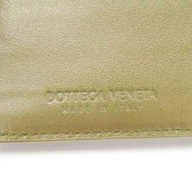 Bottega Veneta Intrecciato Khaki Leather Wallet (… - image 1