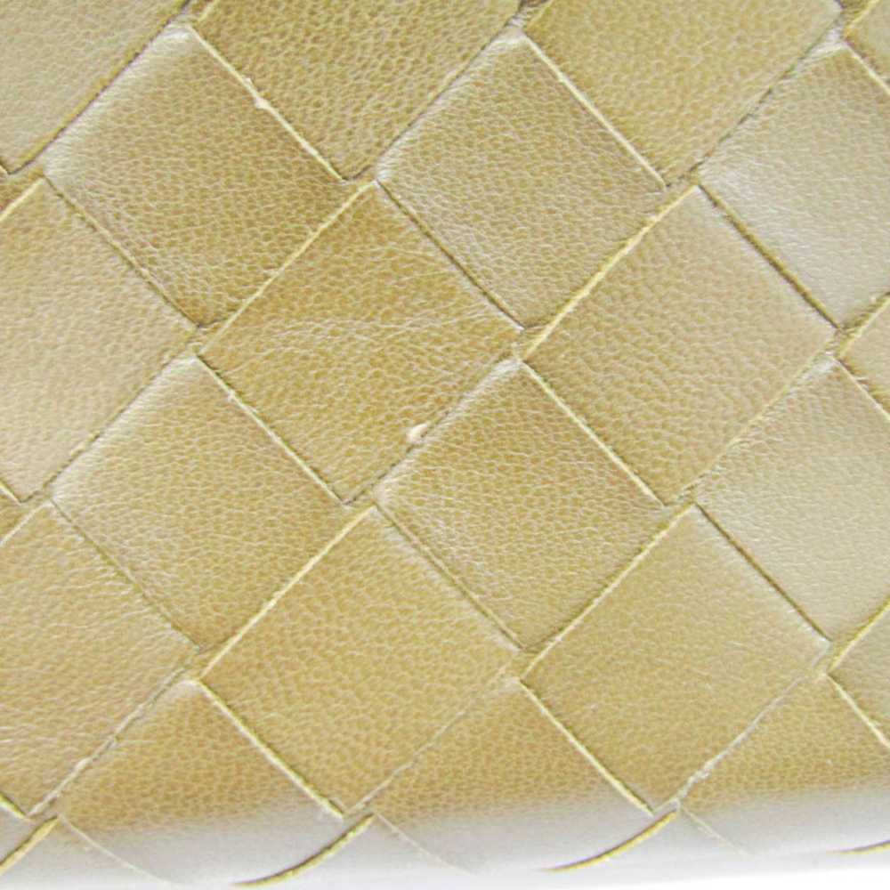 Bottega Veneta Intrecciato Khaki Leather Wallet (… - image 3