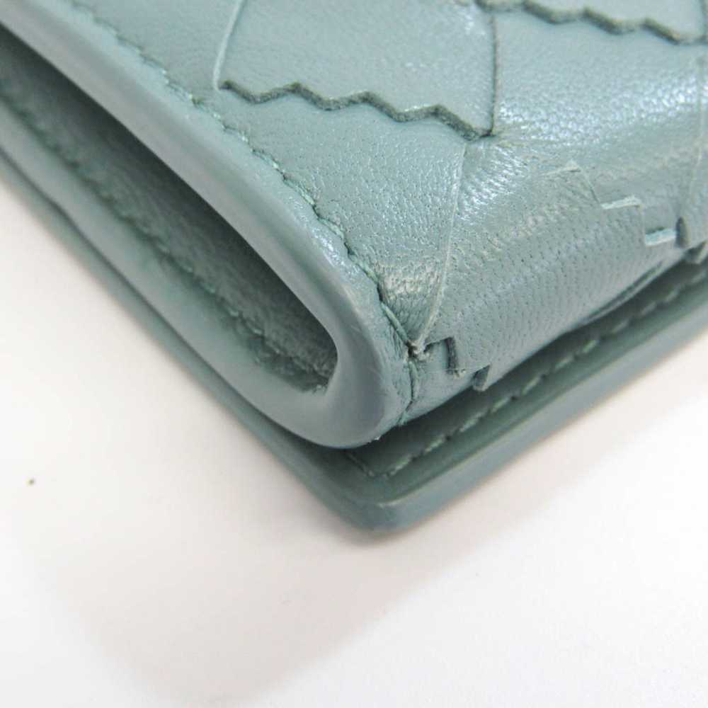 Bottega Veneta Intrecciato Turquoise Leather Wall… - image 10