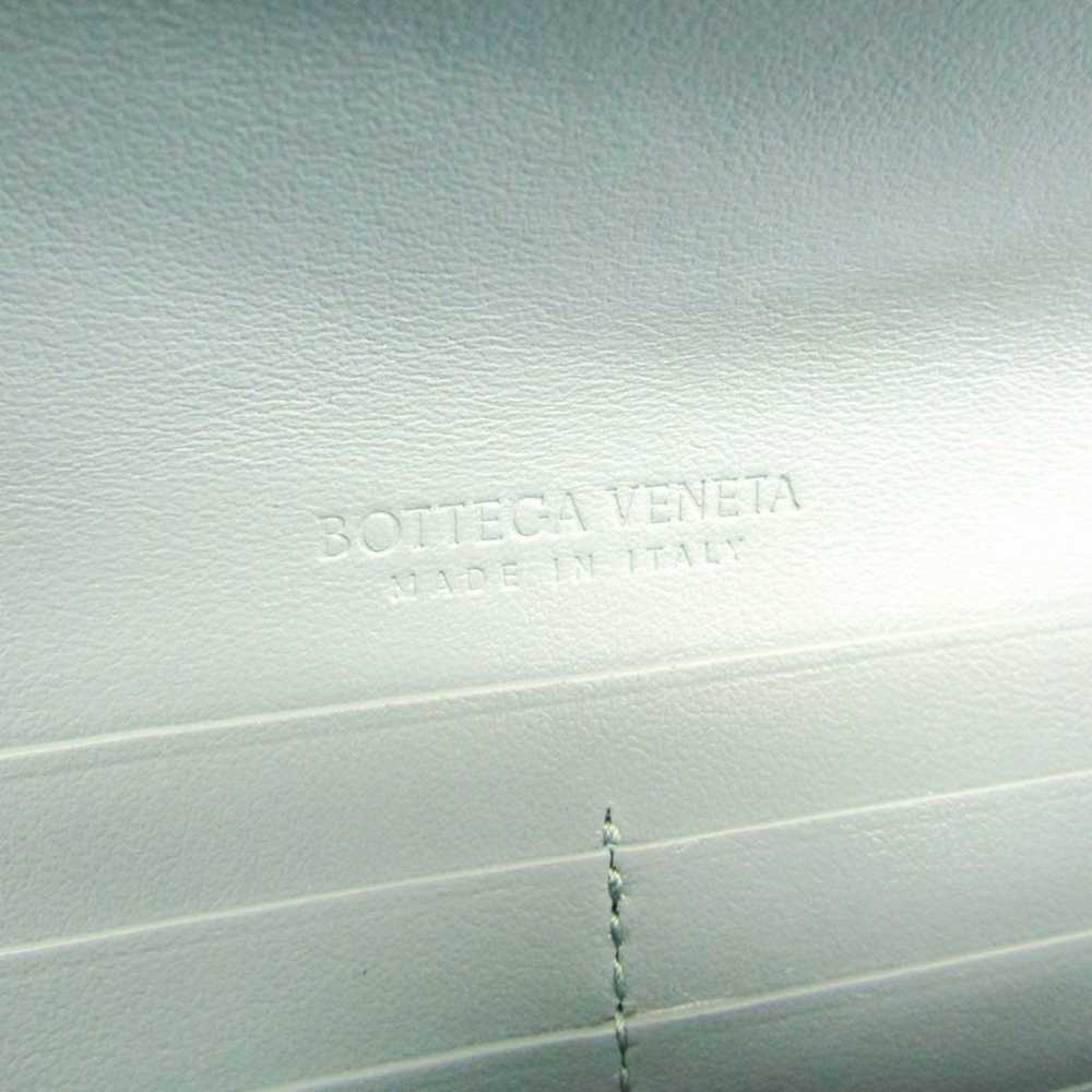 Bottega Veneta Intrecciato Turquoise Leather Wall… - image 4