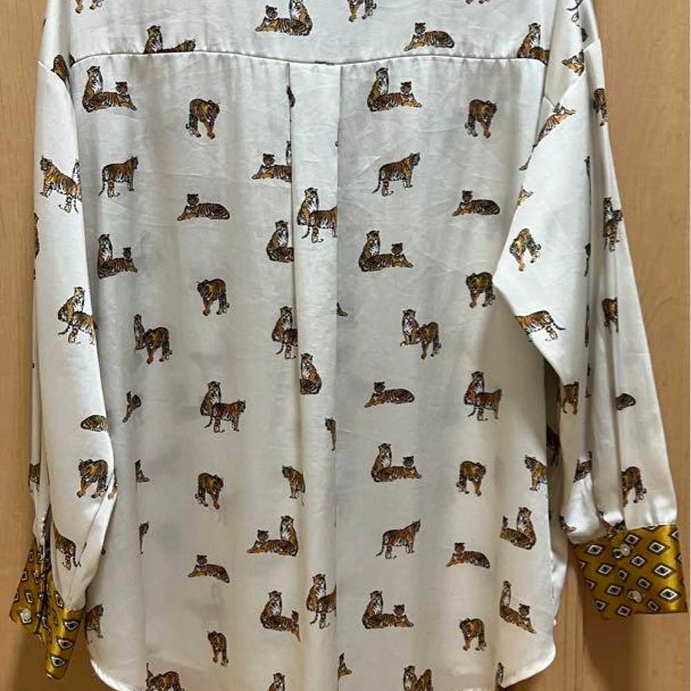 ZARA shirt top, tiger USED - image 2