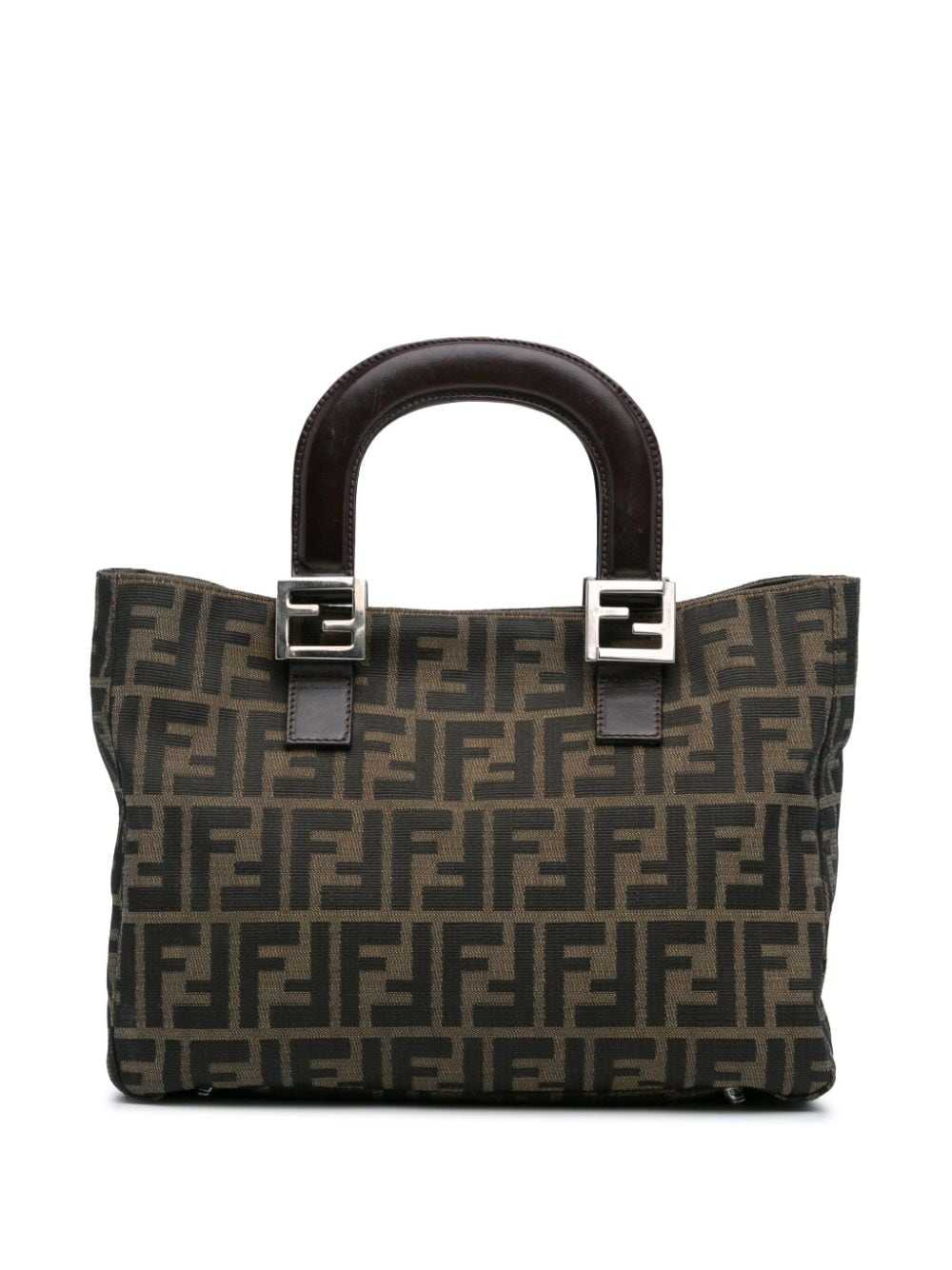 Fendi Pre-Owned 2000-2010 Small Zucca Canvas Twin… - image 2