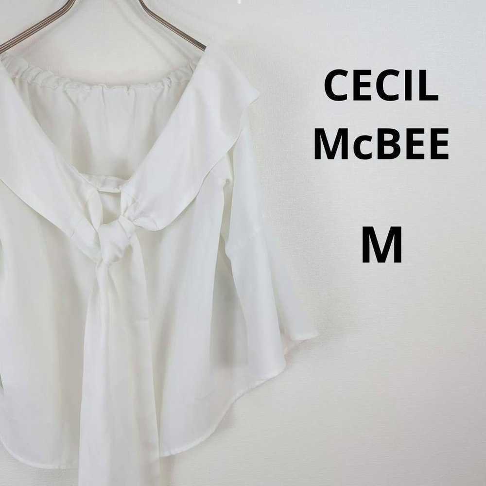 Excellent Condition 
Cecil McBee Sheer Frill Blou… - image 1