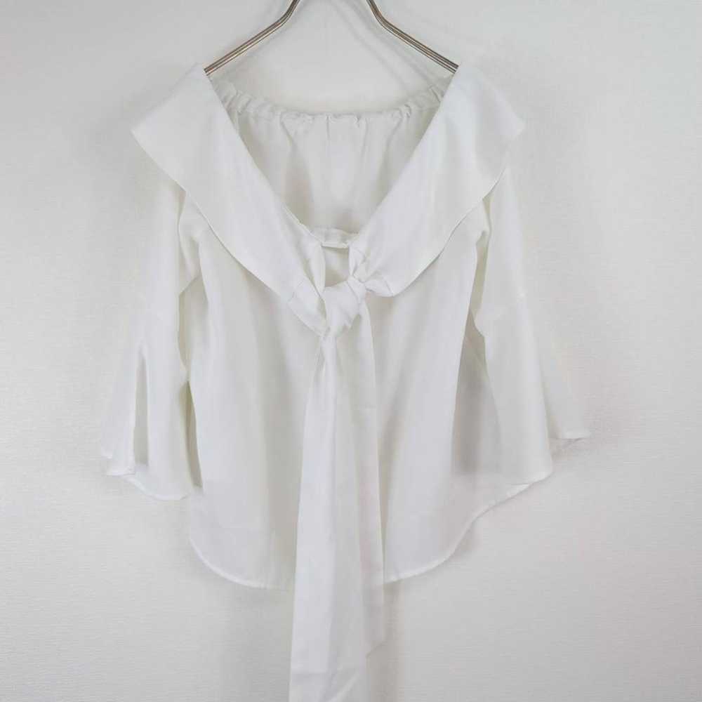 Excellent Condition 
Cecil McBee Sheer Frill Blou… - image 2