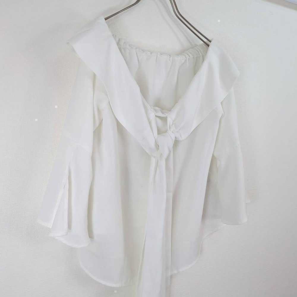 Excellent Condition 
Cecil McBee Sheer Frill Blou… - image 4