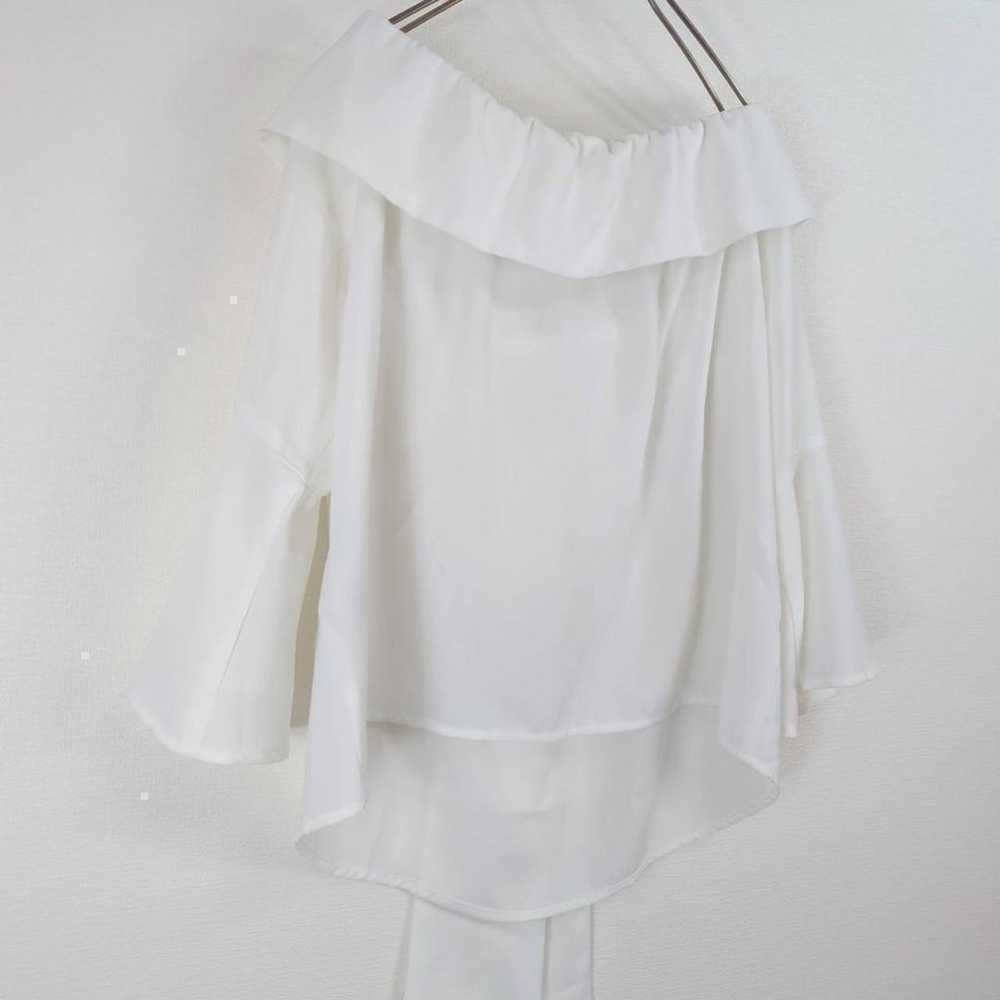 Excellent Condition 
Cecil McBee Sheer Frill Blou… - image 5