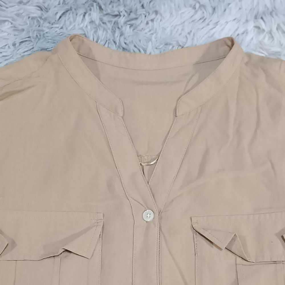 GU ✨ GU blouse [M] Beige - image 3