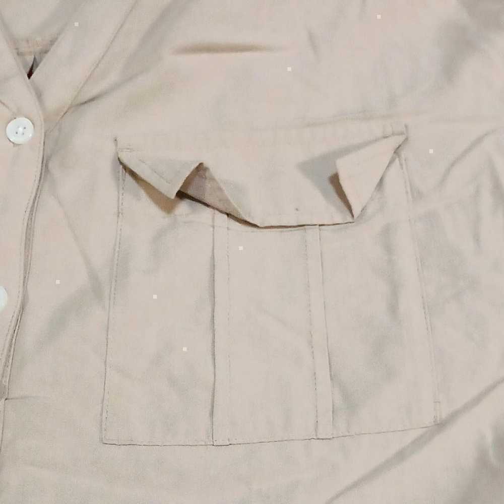 GU ✨ GU blouse [M] Beige - image 7