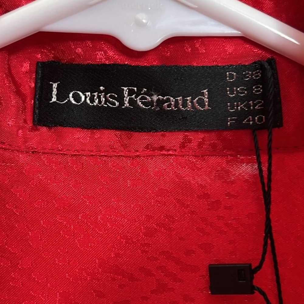 Red Louis Feraud vintage blouse - image 3