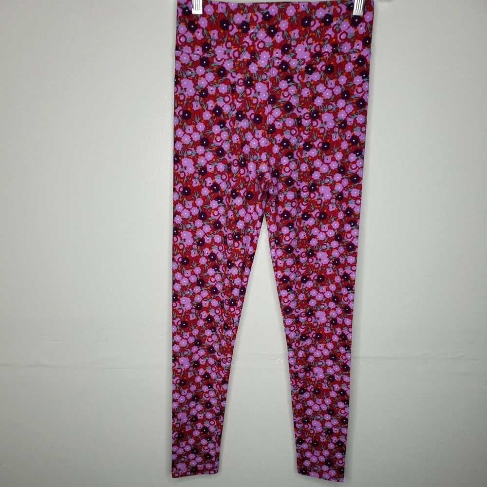 Vintage LuLaRoe Women's Leggings One Size Purple … - image 3