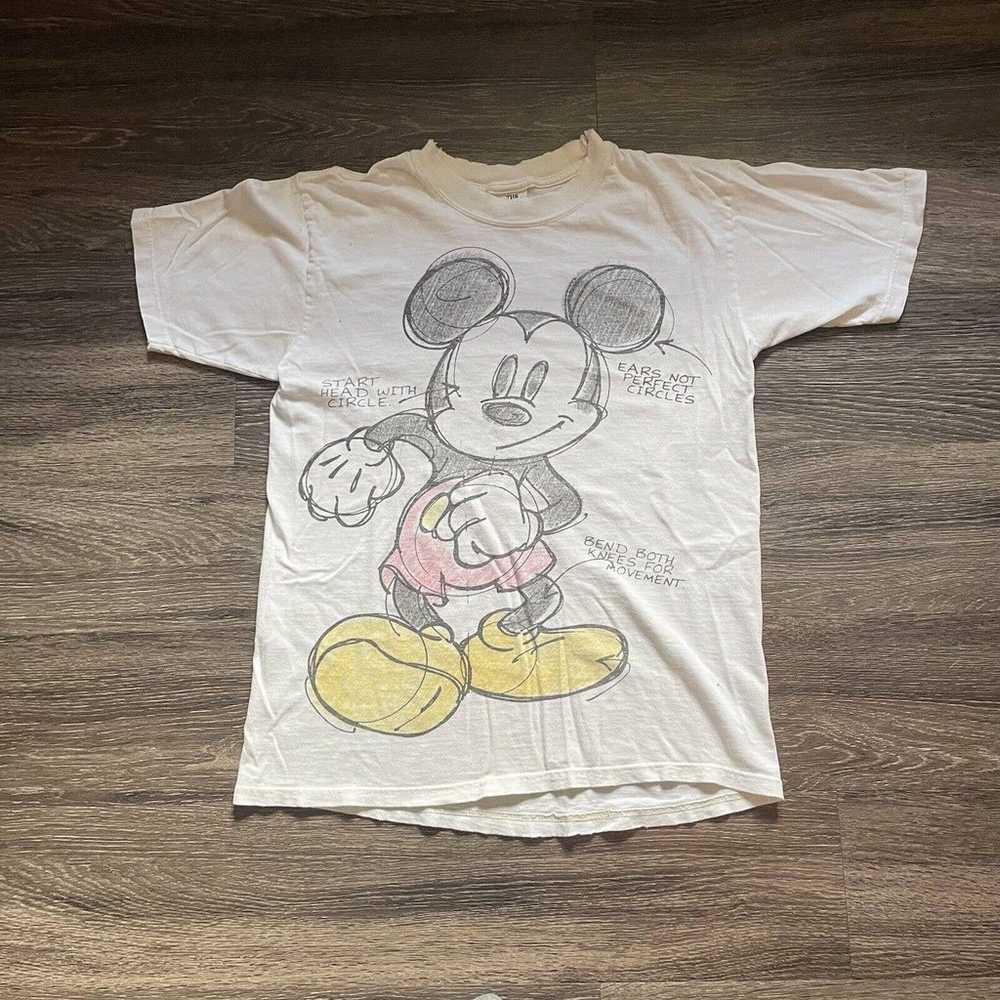 Vintage Disney Store Mickey Mouse "How To Draw" F… - image 1