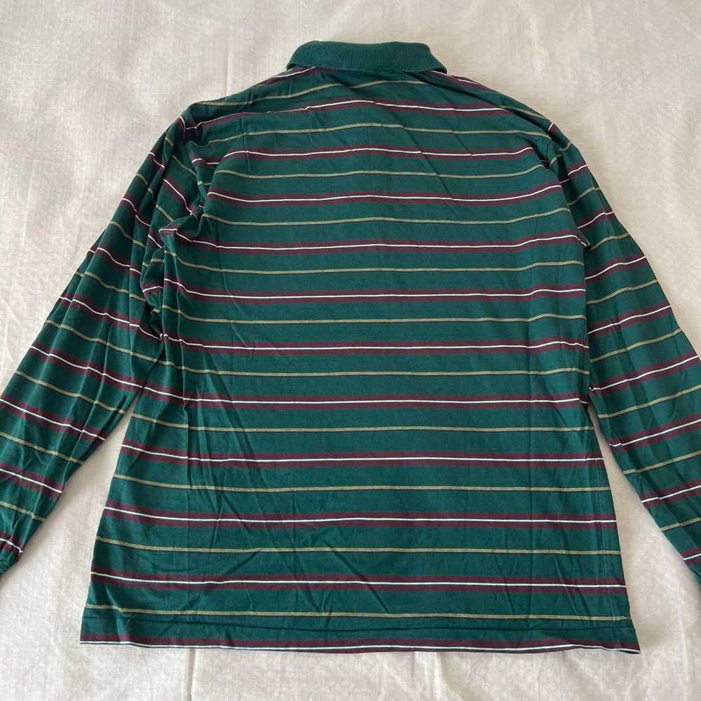 Ralph Lauren long-sleeve striped polo shirt. - image 9