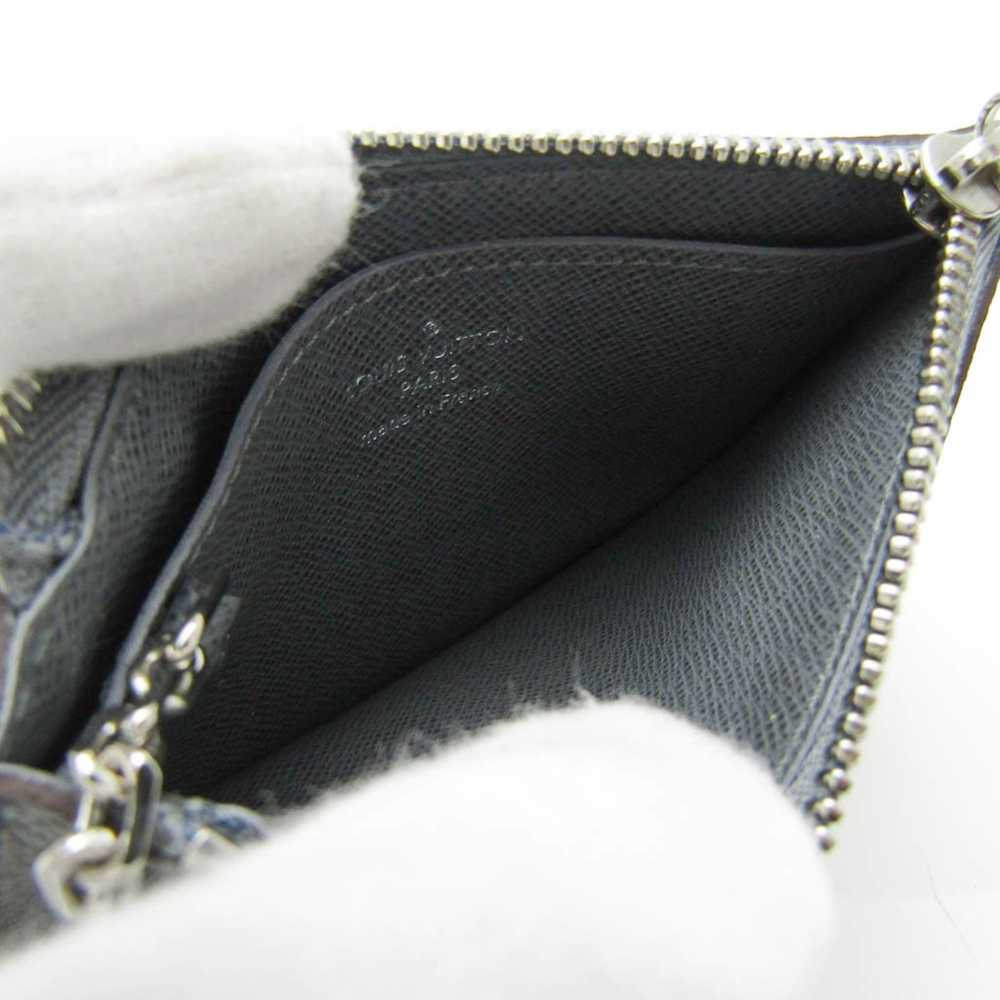 Louis Vuitton Pochette Clés White Leather Wallet … - image 5