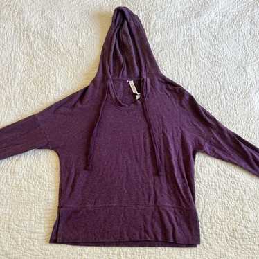 Alo ALO Yoga Women Sweater Purple Wide Sleeve Swea