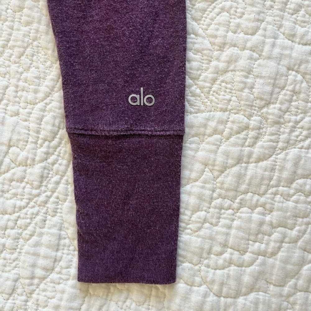 Alo ALO Yoga Women Sweater Purple Wide Sleeve Swe… - image 8