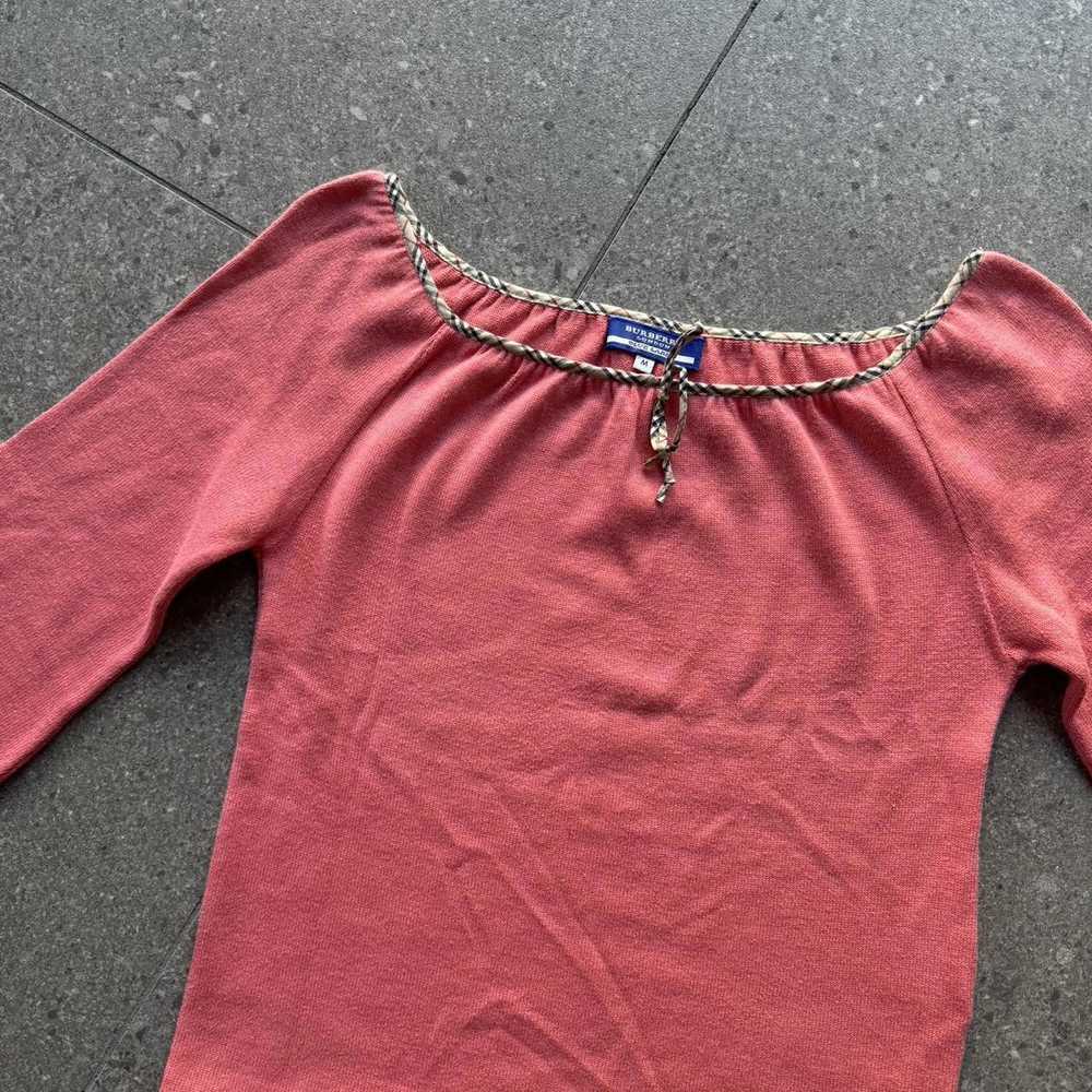 Burberry Burberry Blue Label Pink Sweater Top - image 2