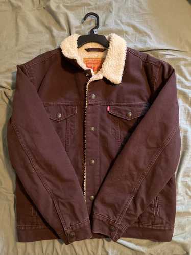 Denim Jacket × Levi's × Vintage Levi’s Burgundy Tr