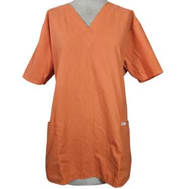 Cherokee Orange Pocket Scrub Top Size XL - image 1