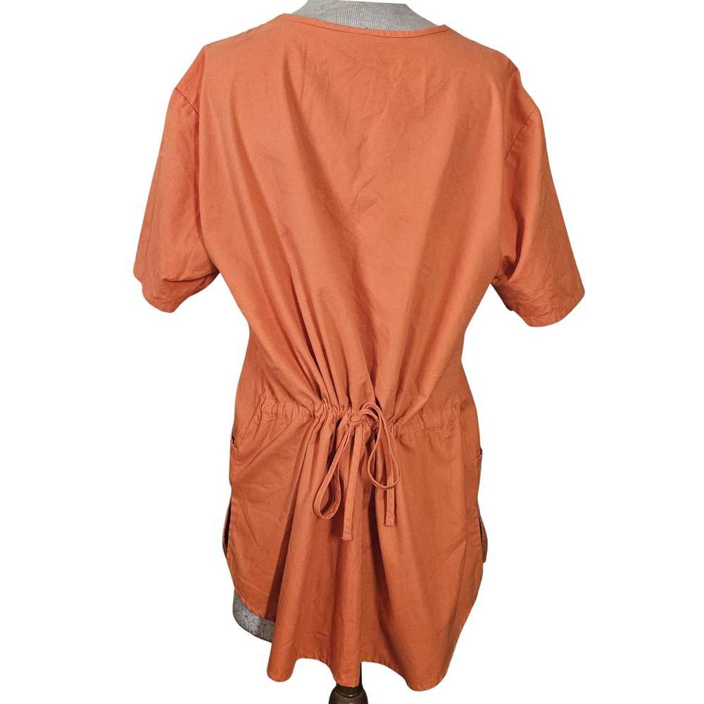 Cherokee Orange Pocket Scrub Top Size XL - image 2