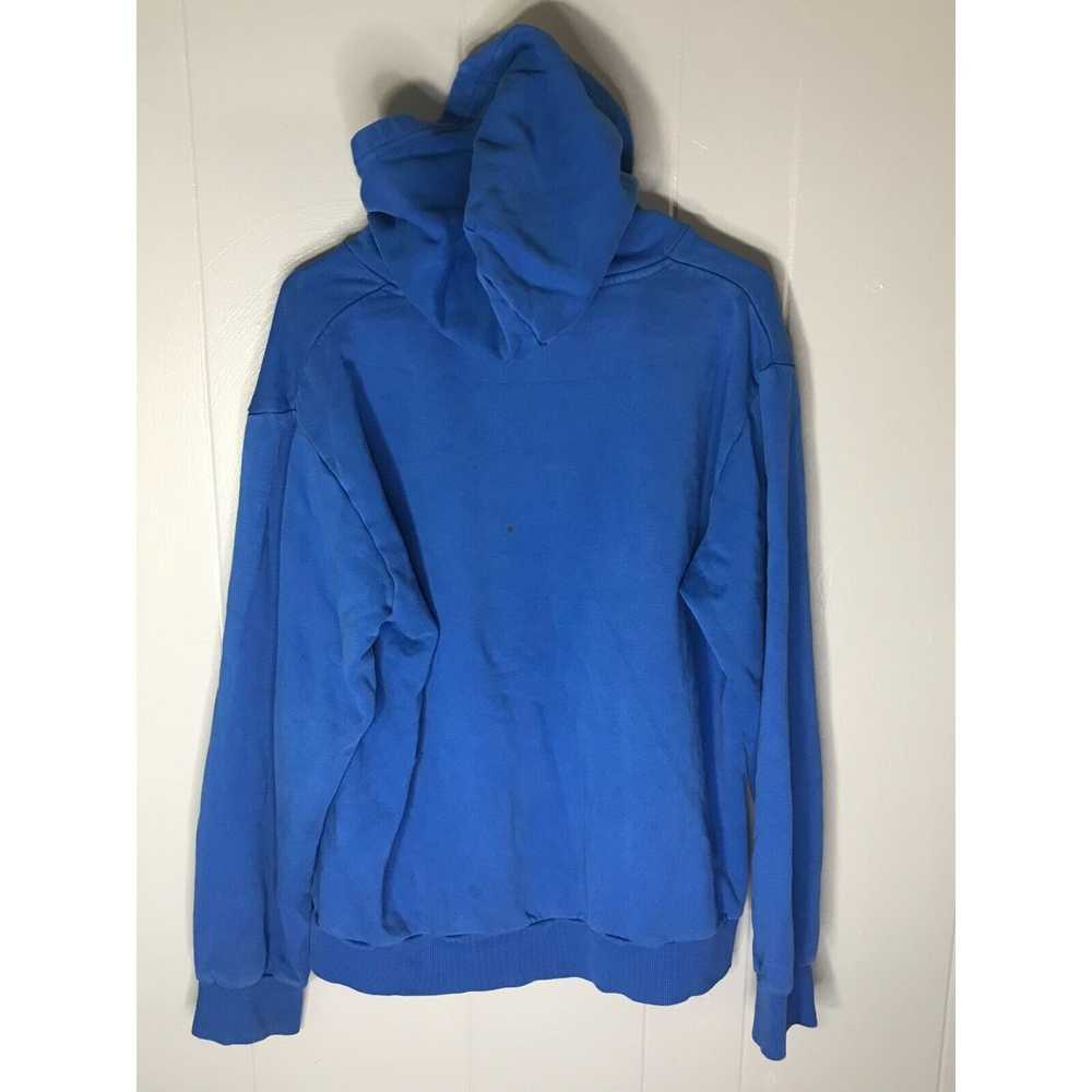 Dc × Vintage Y2k DC mens Blue Hoodie Pullover LG … - image 2