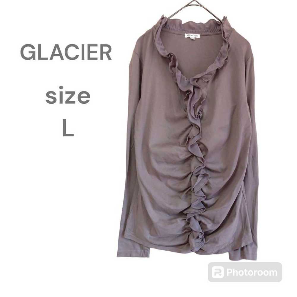 Gracia cut-sleeve long-sleeved shirt with frills,… - image 1