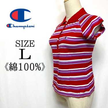 Champion Polo Shirt Sports Training 100% Cotton C… - image 1