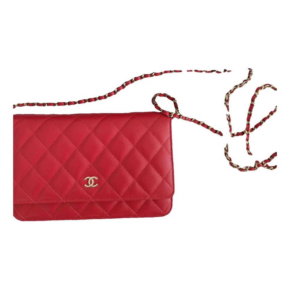 Chanel Wallet On Chain Timeless/Classique leather… - image 2