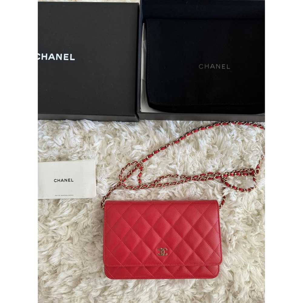 Chanel Wallet On Chain Timeless/Classique leather… - image 3