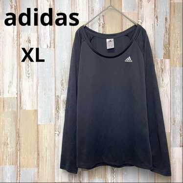 Adidas T-shirt Black XL Long sleeve Sportswear Me… - image 1