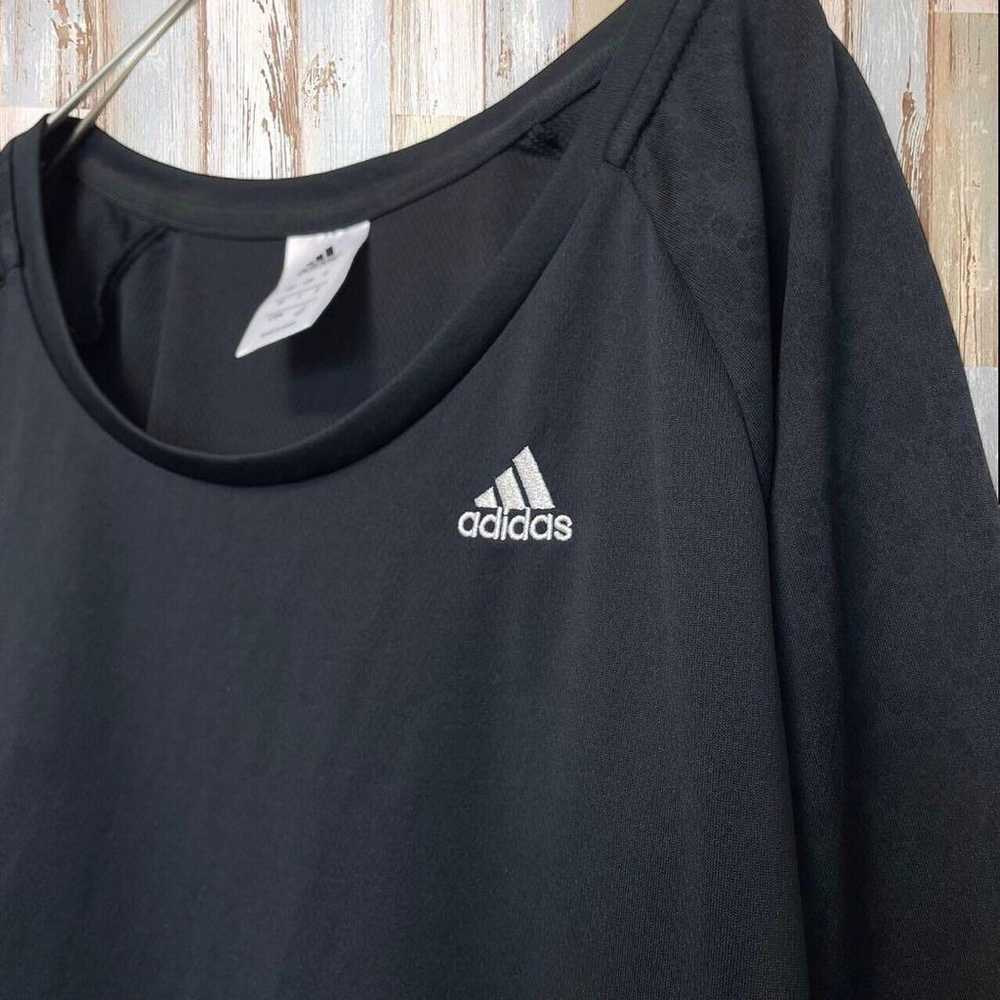 Adidas T-shirt Black XL Long sleeve Sportswear Me… - image 2