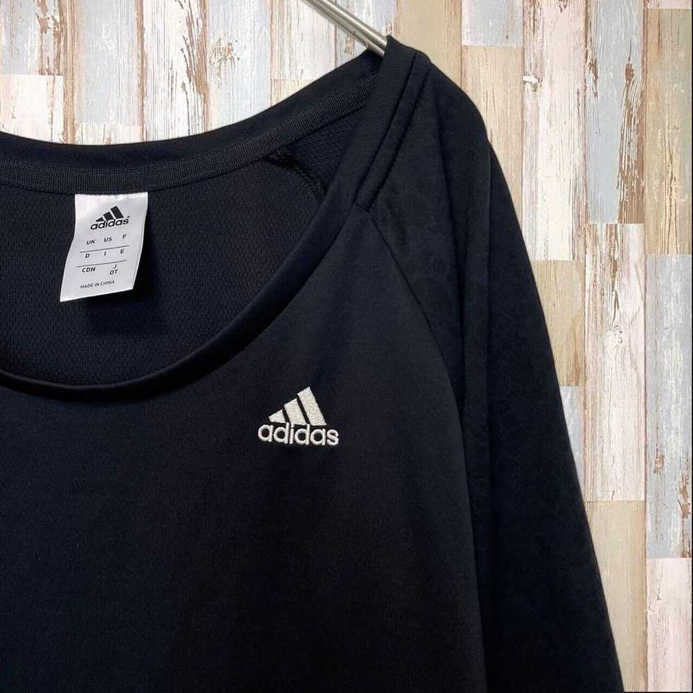 Adidas T-shirt Black XL Long sleeve Sportswear Me… - image 3