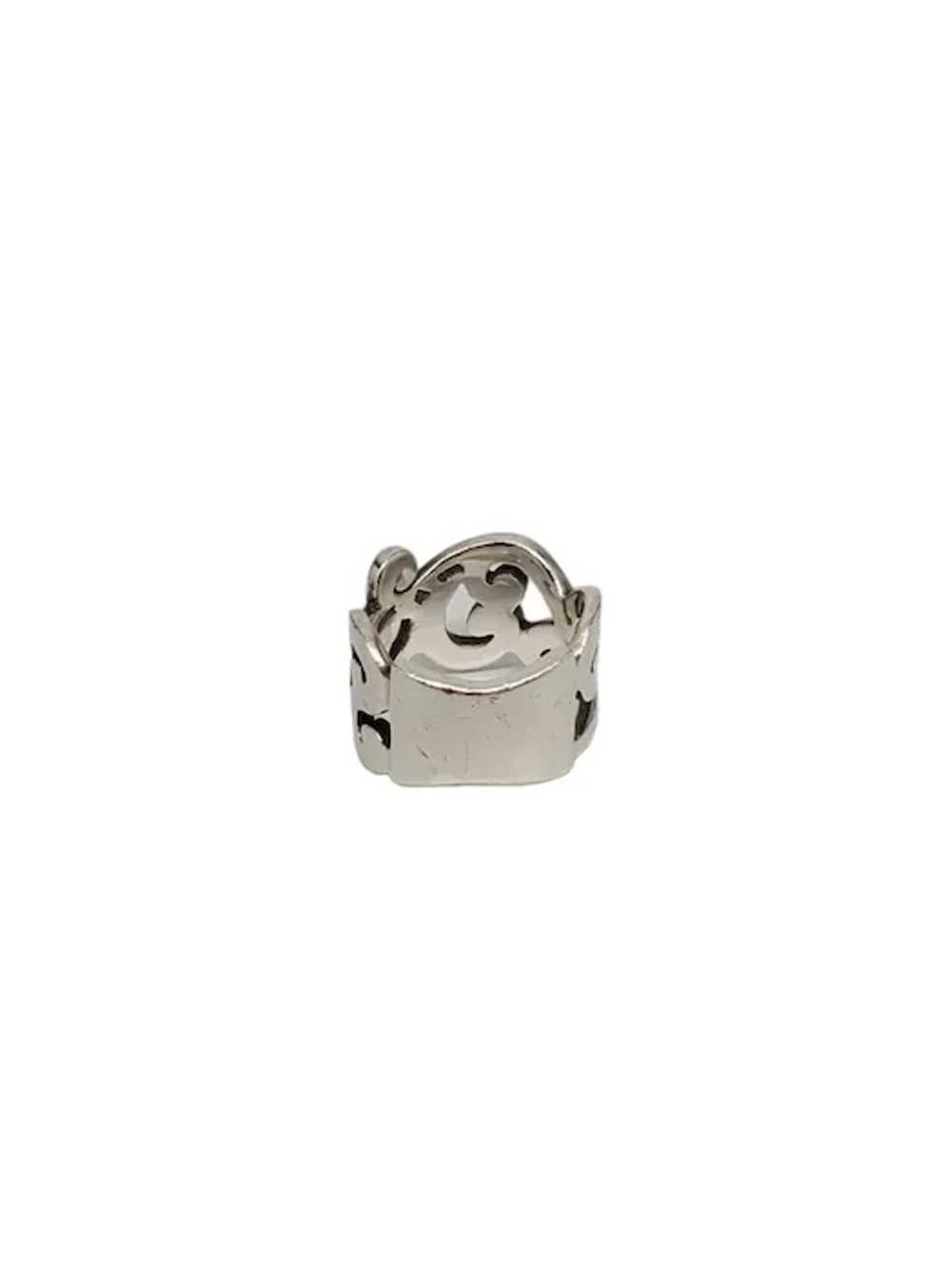 Silpada Sterling Silver Swirl Ring Band Size 7 #1… - image 3