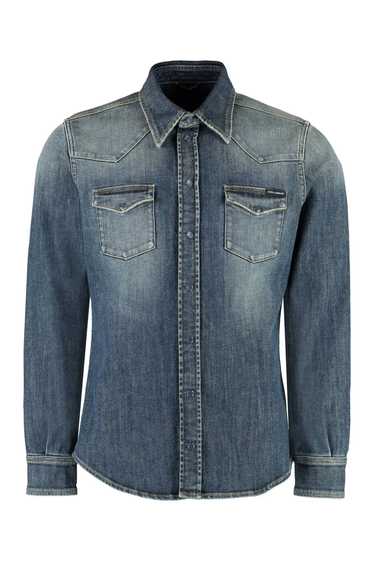 Dolce & Gabbana o1s22i1n0924 Denim Stretch Shirt i