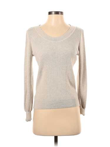 Ann Taylor LOFT Women Silver Pullover Sweater S - image 1