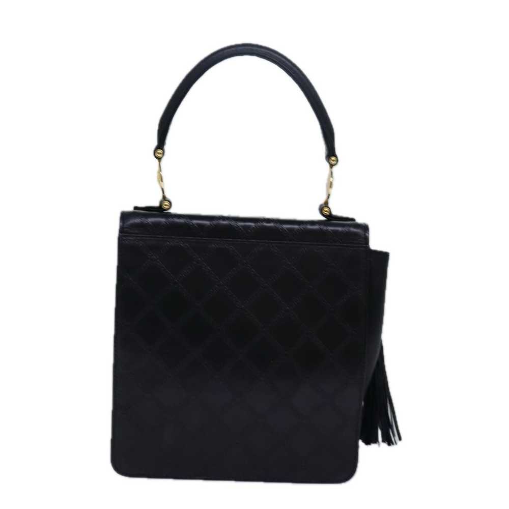 Versace Black Leather Handbag (Pre-Owned) - image 2