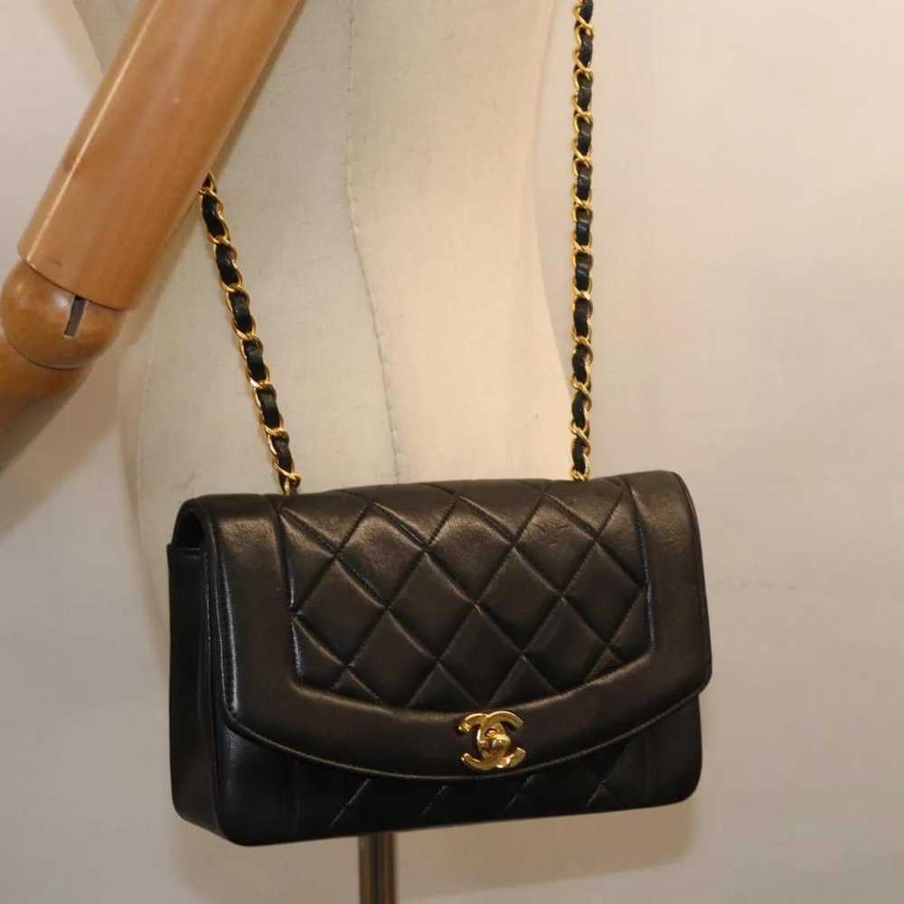 Chanel Diana leather handbag - image 6