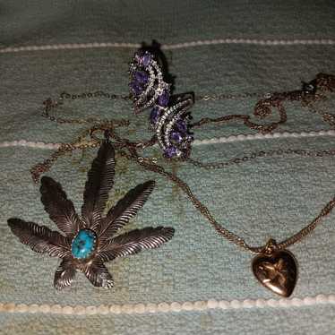 Sterling  silver jewelry  lot - image 1