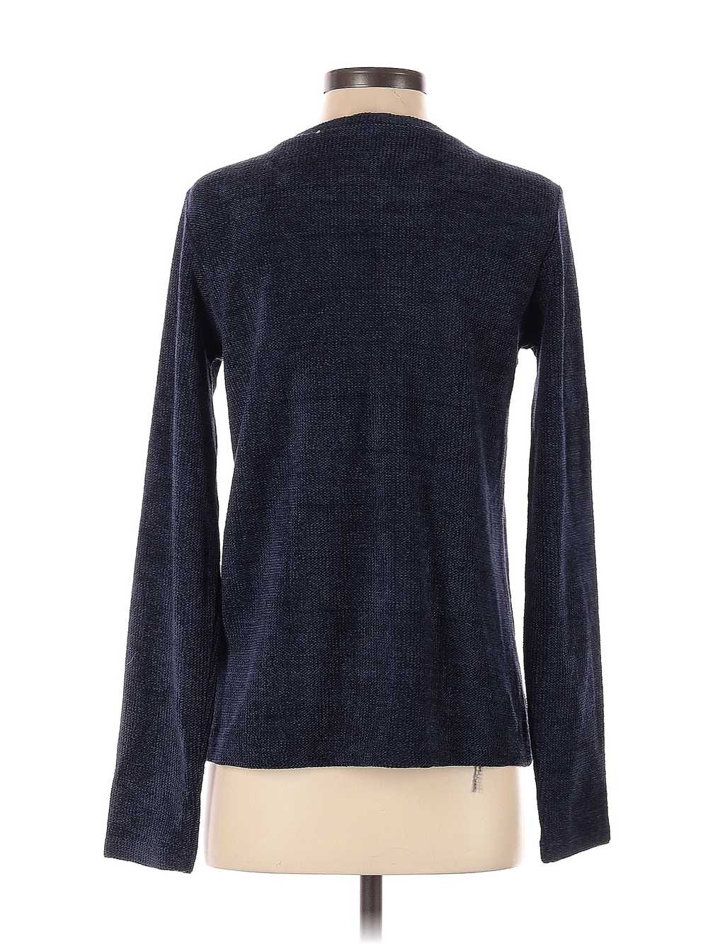 Hem & Thread Women Blue Pullover Sweater S - image 2