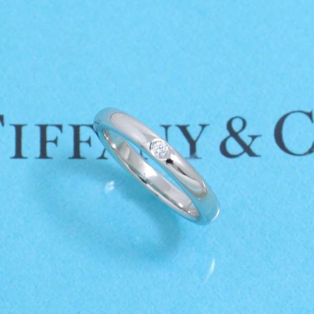 Tiffany TIFFANY PT950 size 5 stacking band ring i… - image 2