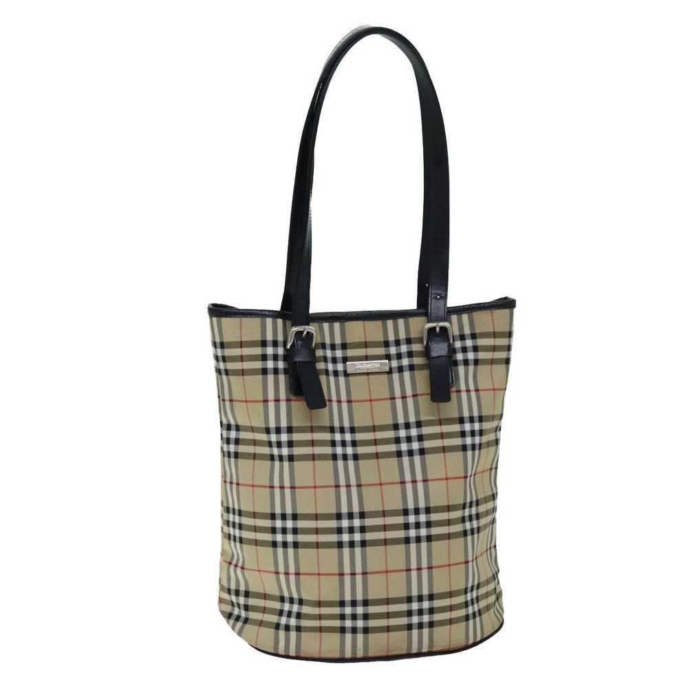 Burberry Nova Check Beige Canvas Shoulder Bag (Pr… - image 10