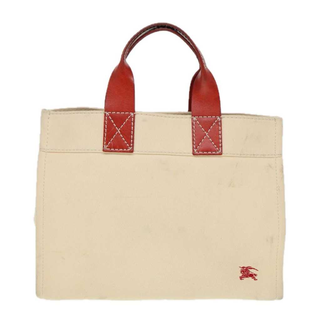 Burberry Beige Canvas Handbag (Pre-Owned) - image 1