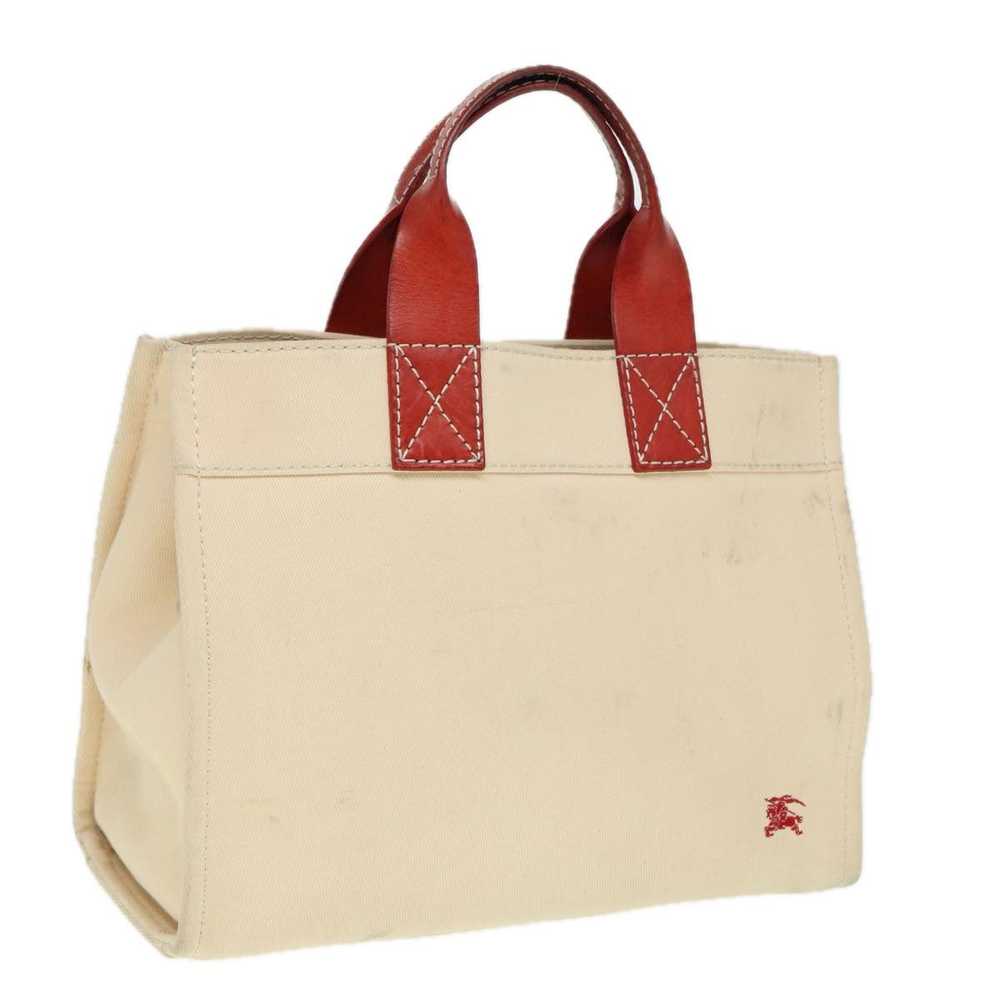 Burberry Beige Canvas Handbag (Pre-Owned) - image 4