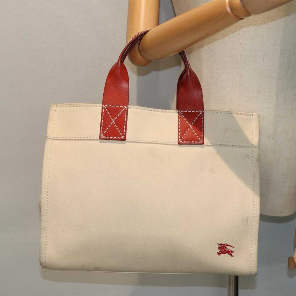 Burberry Beige Canvas Handbag (Pre-Owned) - image 7