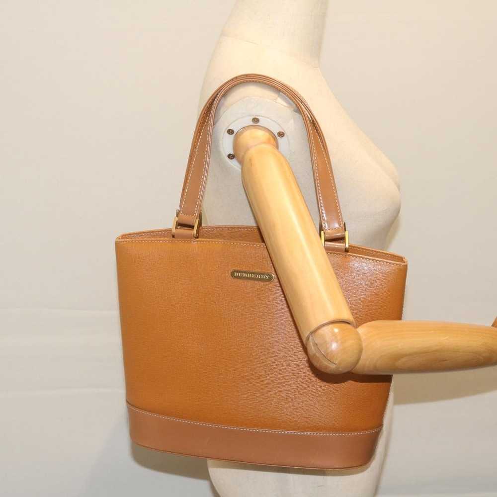 Burberry Brown Leather Tote Bag (Pre-Owned) - image 6