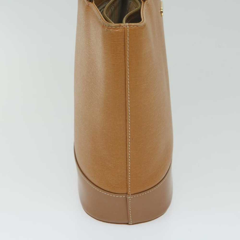 Burberry Brown Leather Tote Bag (Pre-Owned) - image 8